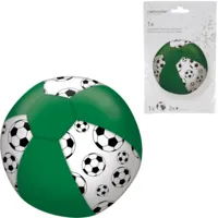 Amscan Ballonhoes met 3 ballonnen voetbal groen 23 cm | 20 stuks