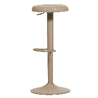 WOOOD Verstelbare Barkruk 'Isaac' kleur Zand (zithoogte 61-81cm)