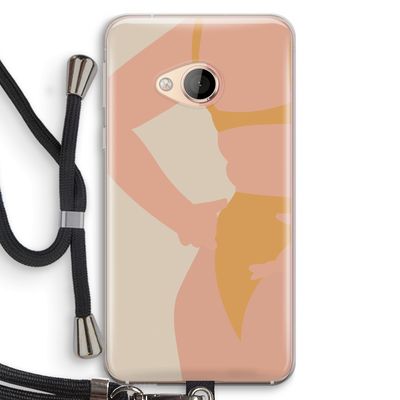 Bikini body: HTC U Play Transparant Hoesje met koord