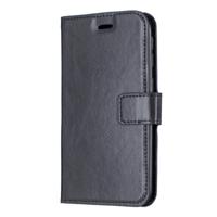 Crazy Horse textuur horizontale Flip lederen draagtas met houder & kaartsleuven & portemonnee & fotolijstjes voor iPhone 11 (zwart)