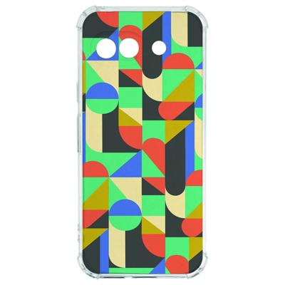 Google Pixel 9a Hoesje - Funky Retro TPU Antishock Google Pixel 9a Hoesje - Funky Retro TPU Antishock