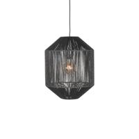 Label51 Zwart jute hanglamp Ibiza Ø 33cm MT-2321