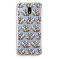 Slapende poes: Samsung Galaxy J3 (2017) Transparant Hoesje