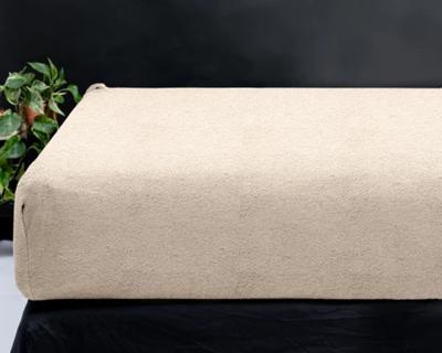 RoyalTextile - Teddy hoeslaken - Taupe - 180 x 200 RoyalTextile - Teddy hoeslaken - Taupe - 180 x 200