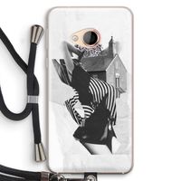 House: HTC U Play Transparant Hoesje met koord
