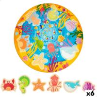 Kinderpuzzel Lisciani Giochi 33 x 1 x 32 cm Navy 6 Onderdelen 13 Onderdelen (6 Stuks)