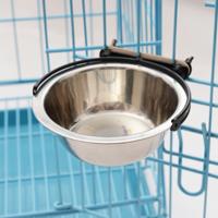 RVS schorsing stijl hond voederen Bowl maat: M RVS schorsing stijl hond voederen Bowl maat: M