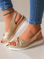 Summer Butterfly Vacation Synthetic Leather Slide Sandals - thumbnail