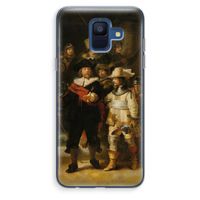 De Nachtwacht: Samsung Galaxy A6 (2018) Transparant Hoesje De Nachtwacht: Samsung Galaxy A6 (2018) Transparant Hoesje