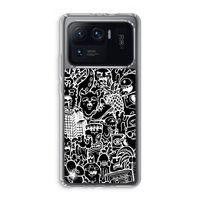Vexx Black Mixtape: Xiaomi Mi 11 Ultra Transparant Hoesje