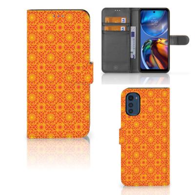 Motorola Moto E32 | Moto E32s | Telefoon Hoesje | Batik Oranje