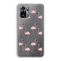 Anything Flamingoes: Xiaomi Redmi Note 10S Transparant Hoesje