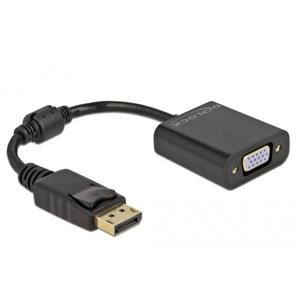 Delock 61006 DisplayPort / VGA Adapter [1x DisplayPort stekker - 1x D-sub bus 15-polig] Zwart 0.15 m