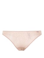 Calvin Klein string à empiècements en dentelle - Rose