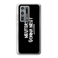 Neuters (zwart): Huawei P40 Pro Plus Transparant Hoesje Neuters (zwart): Huawei P40 Pro Plus Transparant Hoesje