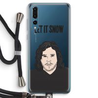 Let It Snow: Huawei P20 Pro Transparant Hoesje met koord