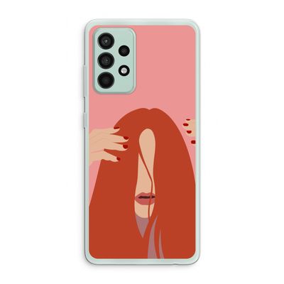 Woke up like this: Samsung Galaxy A52s 5G Transparant Hoesje
