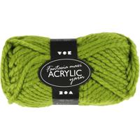 Creativ Company Fantasia acrylgaren, l: 35 m, maxi, groen, 50 gr/ 1 bol