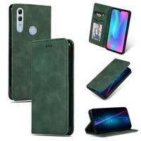 Retro huid voelen Business magnetische horizontale Flip lederen case voor Huawei Honor 10 Lite/Honor 20 Lite/Honor 10i/Honor 20i (leger groen)