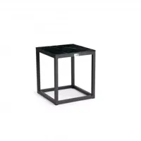 Tierra Outdoor bijzettafel rio marble trespa 40x40x45.5cm charcoal