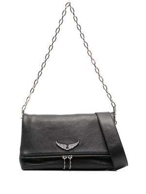 Zadig&Voltaire sac porté épaule Rock Swing Your Wings - Noir
