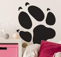 Sticker pootafdruk hond Sticker pootafdruk hond