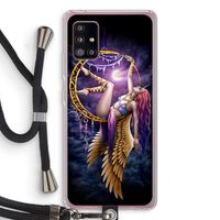 Aerial Angel: Samsung Galaxy A51 5G Transparant Hoesje met koord
