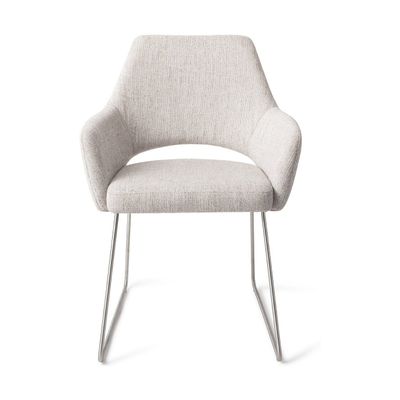 Jesper Home Yanai eetkamerstoel Pigeon slide steel
