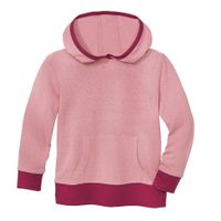 Shirt met capuchon van bourette zijde, roze Maat: 122/128