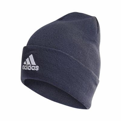 Sportpet Adidas Logo Marineblauw - Maat: S/M