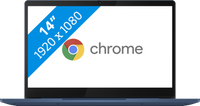 Lenovo IdeaPad Slim 3 Chrome 14M868 Chromebook 35,6 cm (14") Full HD MediaTek Kompanio 520 4 GB LPDDR4x-SDRAM 64 GB eMMC Wi-Fi 6 (802.11ax) ChromeOS Blauw - thumbnail