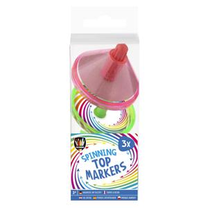 Grafix Spinning Top Markers Set A 3 Stuks