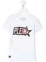 Philipp Plein Junior t-shirt Plein Star à logo imprimé - Blanc - thumbnail