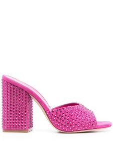 Paris Texas mules Holly Anja 105 mm - Rose