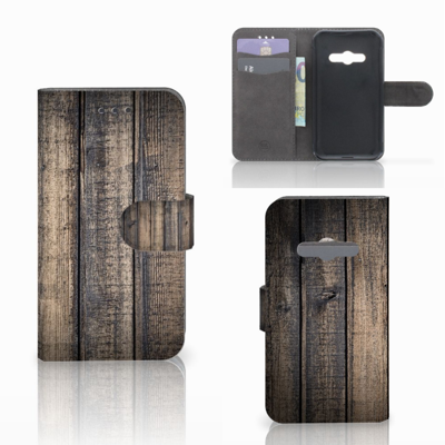 Samsung Galaxy Xcover 3 | Xcover 3 VE | Book Style Case | Steigerhout