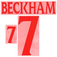 Beckham 7 (Engeland Bedrukking 1999-2001)