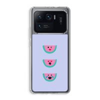 Smiley watermeloen: Xiaomi Mi 11 Ultra Transparant Hoesje