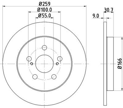 Remschijf 8DD355116901