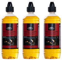 Bio lampenolie citronella - 3x - 750 ml - citrusgeur - fakkelolie - olie citroen