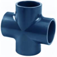 Aquaforte PVC Kruisstuk Lijmverbinding 63mm - Ideaal voor Vijverbouw & Piping Duurzaamheid