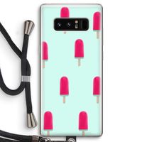 Waterijsje: Samsung Galaxy Note 8 Transparant Hoesje met koord Waterijsje: Samsung Galaxy Note 8 Transparant Hoesje met koord
