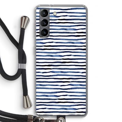 Verrassende lijnen: Samsung Galaxy S21 Transparant Hoesje met koord