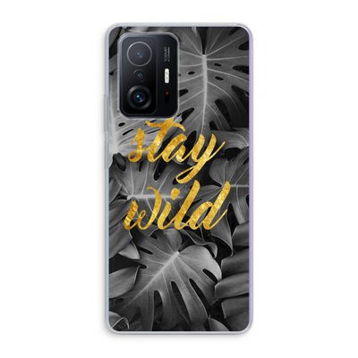 Stay wild: Xiaomi 11T Pro Transparant Hoesje