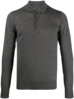 Emporio Armani pull en laine vierge - Gris