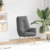 Fauteuil Donkergrijs 69 x 74 x 93 cm Sherpa Stof