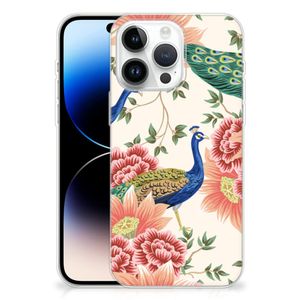 TPU Hoesje voor iPhone 14 Pro Max Pink Peacock