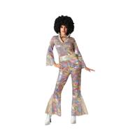 Kostuums voor Volwassenen Multicolour Disco - Maat: XS/S - Maat: XS/S