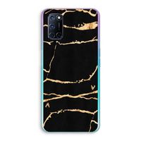 Gouden marmer: Oppo A72 Transparant Hoesje