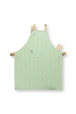 Pip Studio Keukenschort Strepen Licht Groen