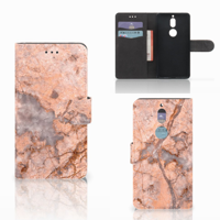 Nokia 7 | Bookcase | Marmer Oranje